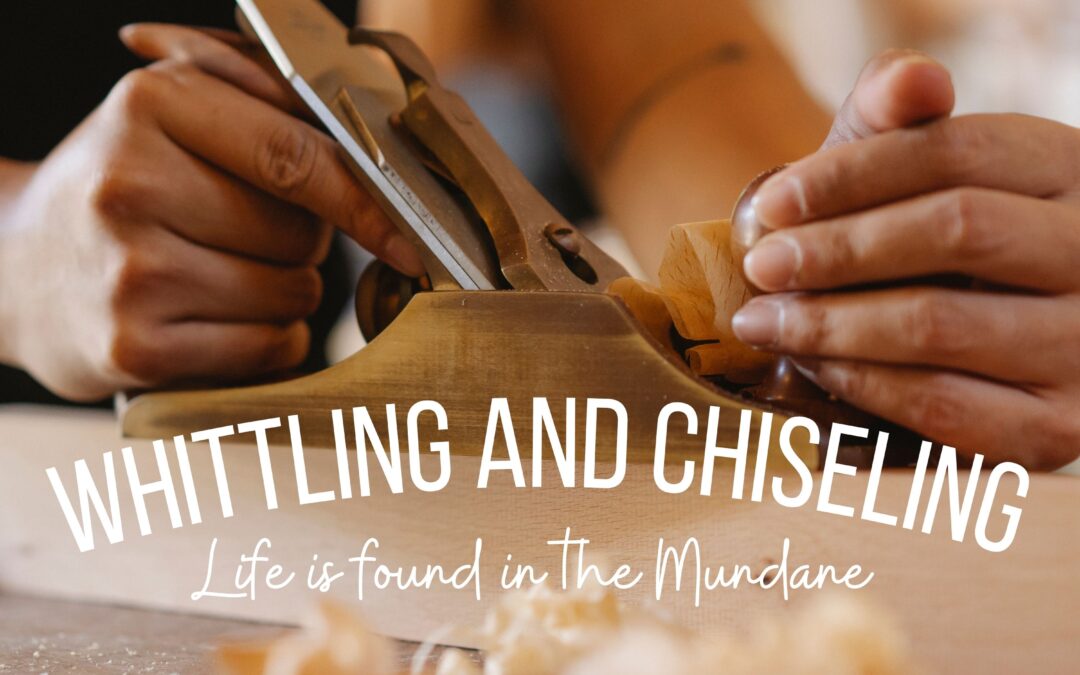 Whittling and Chiseling: Life is Found in the Mundane